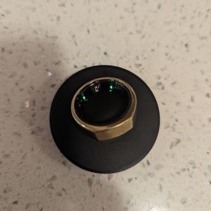 *Gold* Oura ring - works perfectly - US size 10 ( pointer finger )